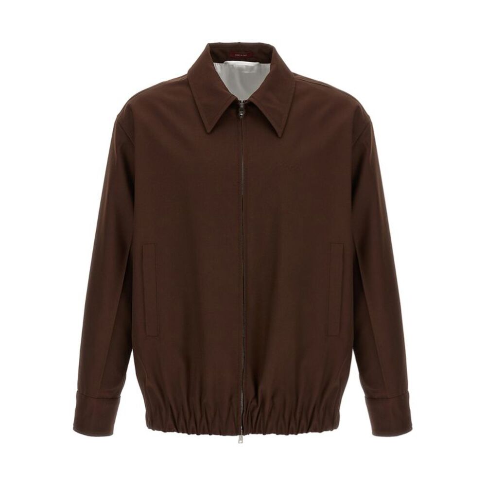 Gucci Brown Wool Full-Length Men's Jacket
